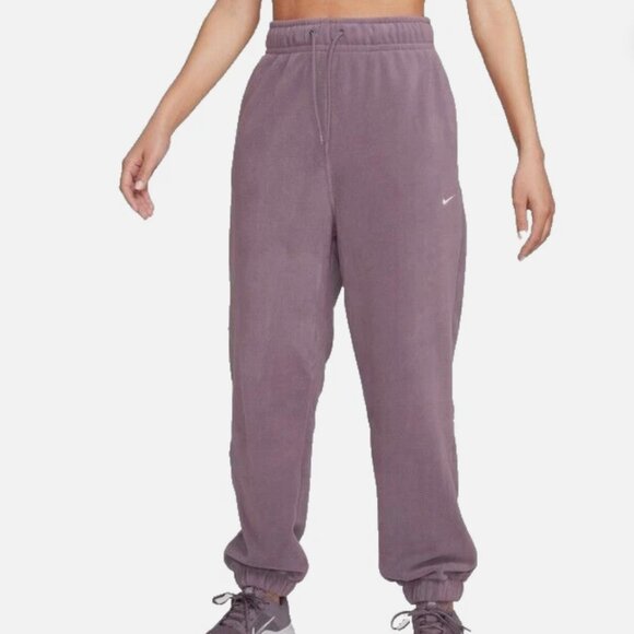 NWT Nike Therma-FIT One Fleece Jogger Pants Medium Purple Pink - Picture 1 of 3